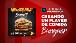 Tutorial Photoshop Flyer Comida Burger